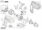 Bosch 3 601 D72 670 GBM 6 RE Drill 230 V / GB Spare Parts GBM6RE